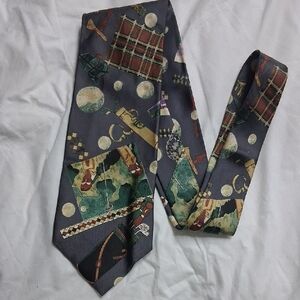 Expressions Multicolor Abstract Men's Tie